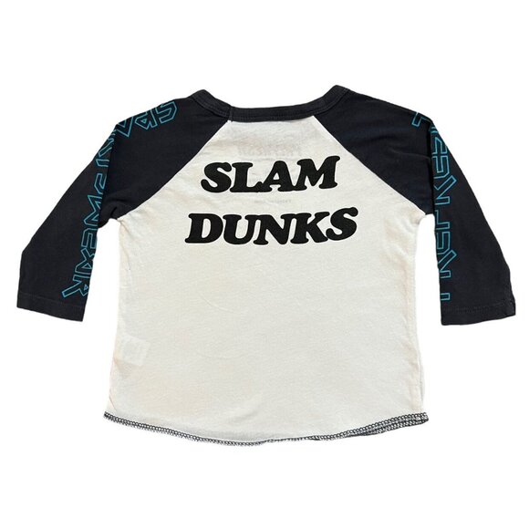 Prefresh 12-18m Bat Basketball Slam Dunks Raglan Tee - Picture 2 of 7